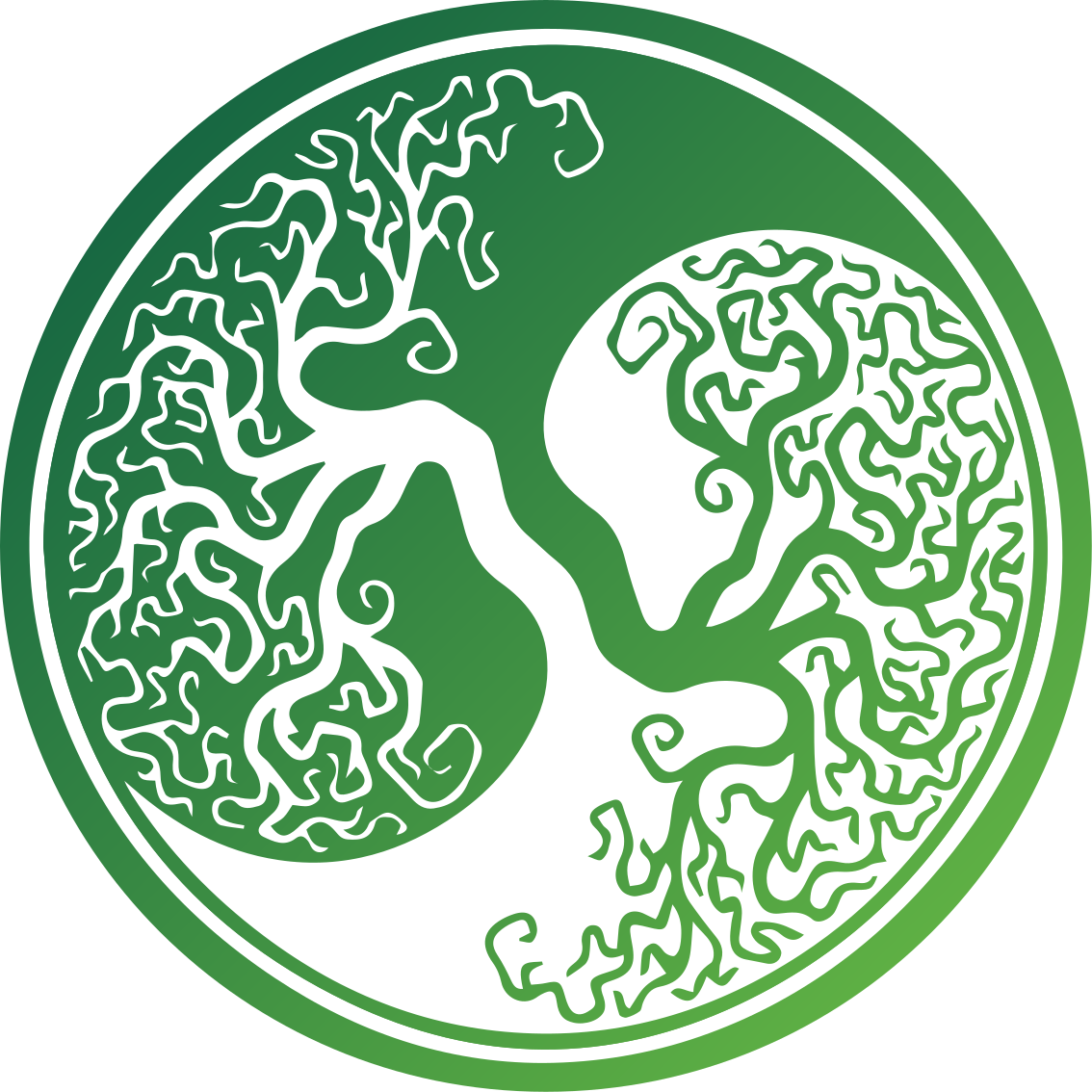 Dywan winylowy natura skomplikowany wzór drzewa - TenStickers