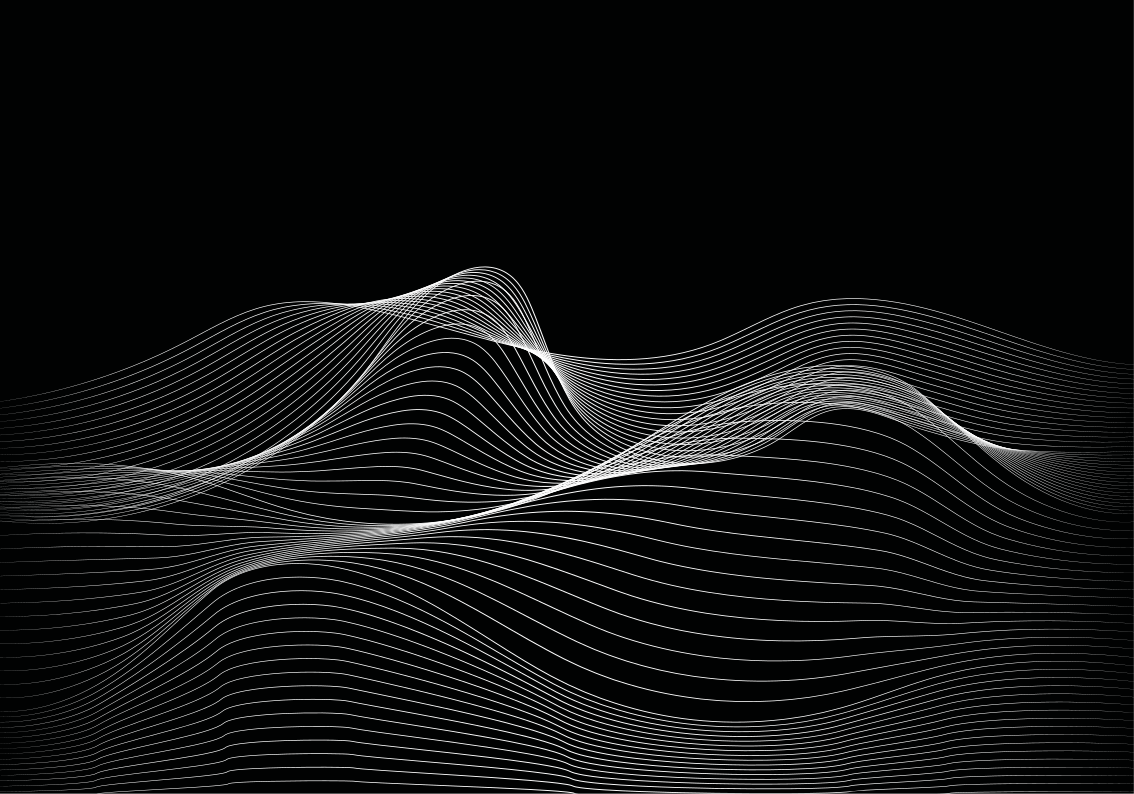 Nowoczesny dywan winylowy wzory linii płynnych - TenStickers