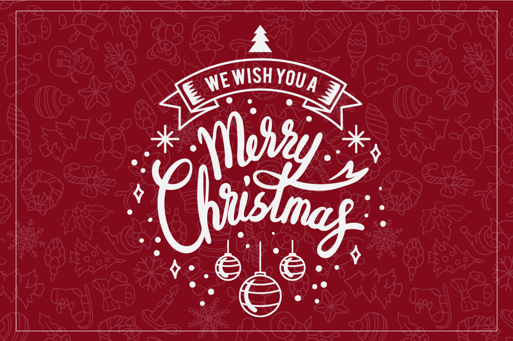 Dywan winylowy Boże Narodzenie wesołych Świąt - TenStickers