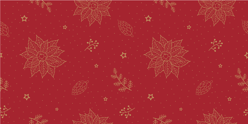 Dywan winylowy z mandalą świąteczne motywy kwiatowe - TenStickers