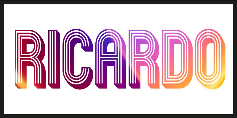 Dywan winylowy dla nastolatków niestandardowa nazwa neonowa - TenStickers