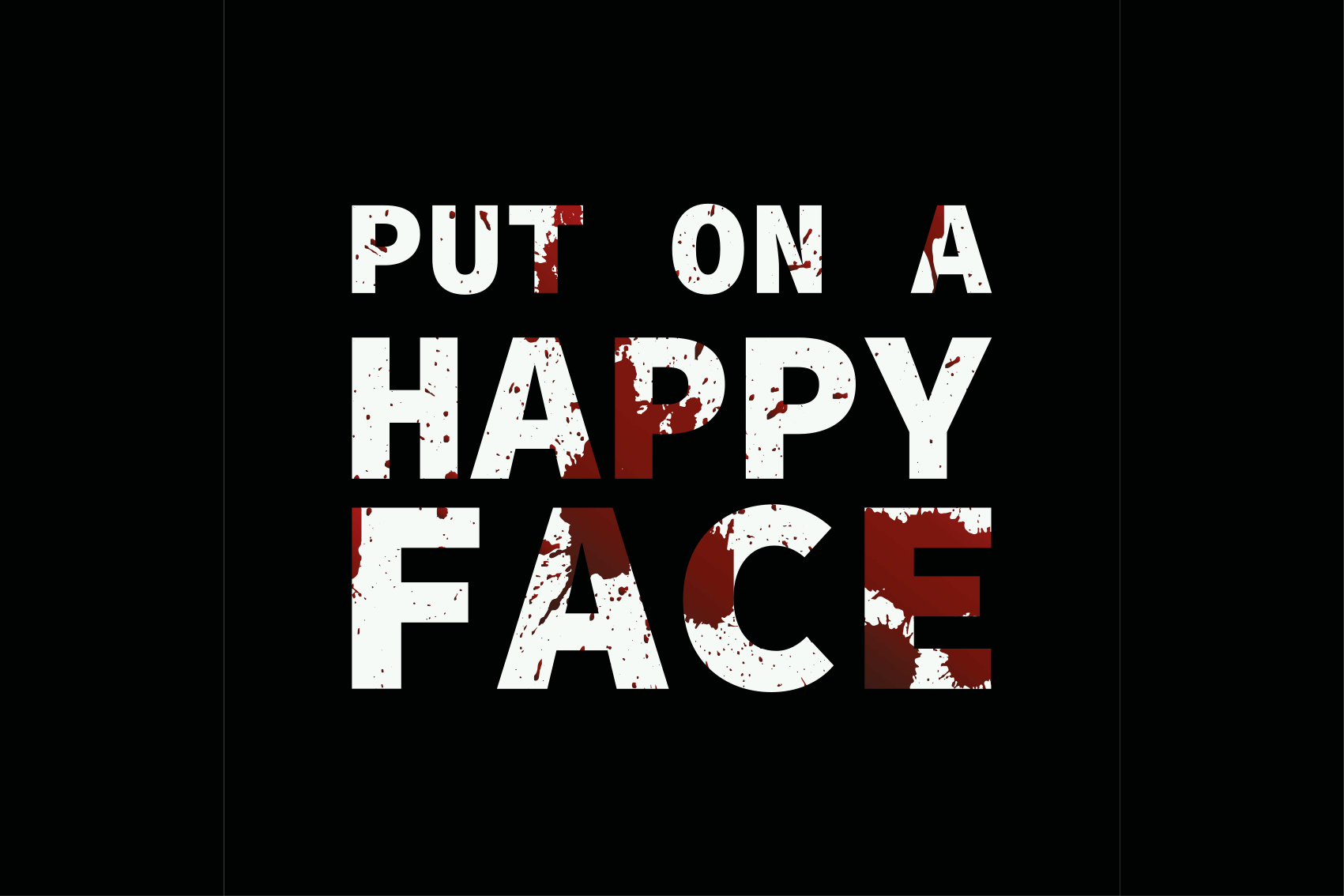 Dywan winylowy napisy nałożyć na twarz - TenStickers