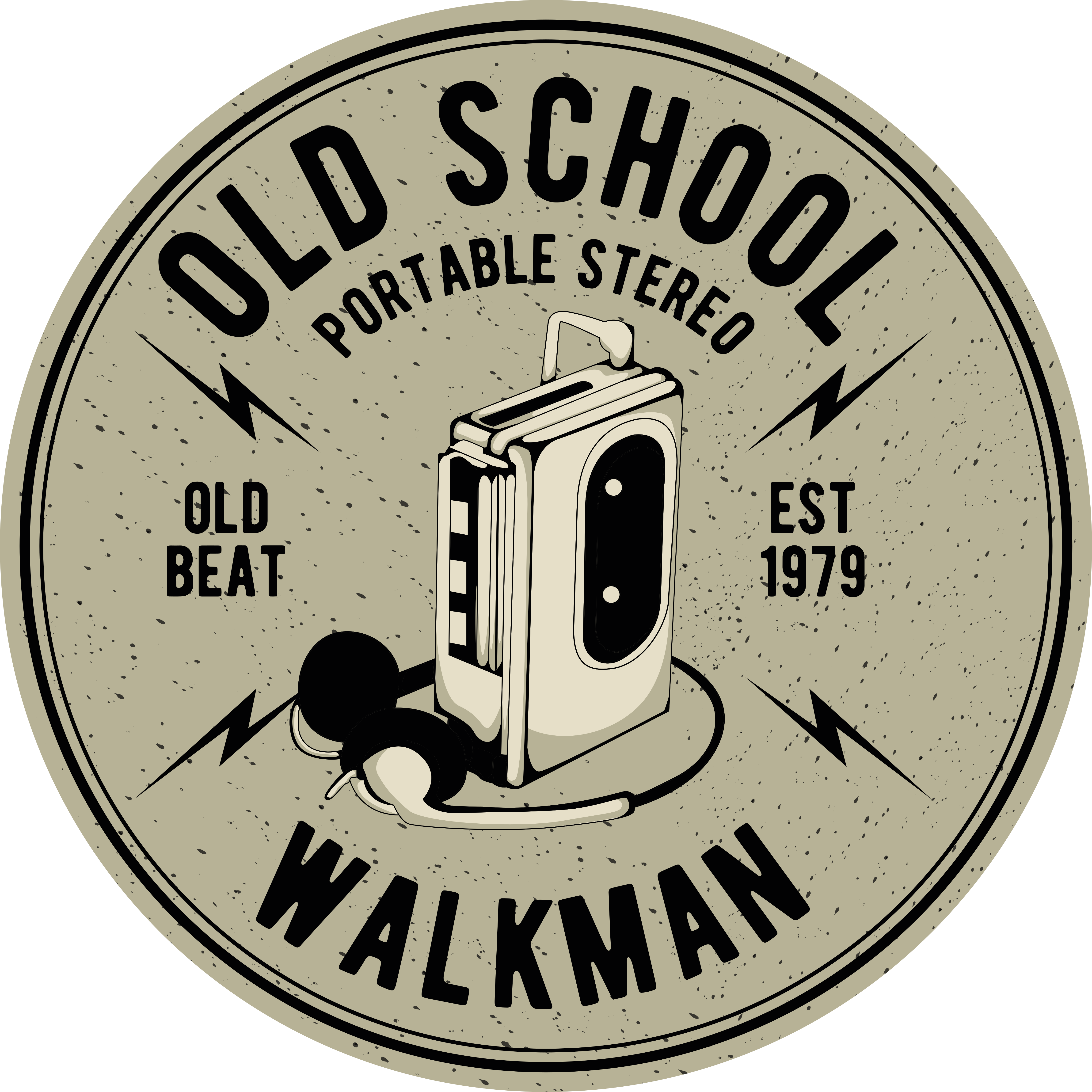 Dywan winylowy retro przenośne stereo retro - TenStickers