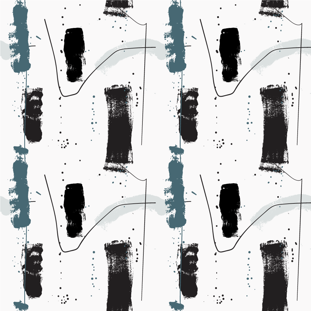 Minimalistyczny dywan winylowy liniowe kształty abstrakcyjne - TenStickers