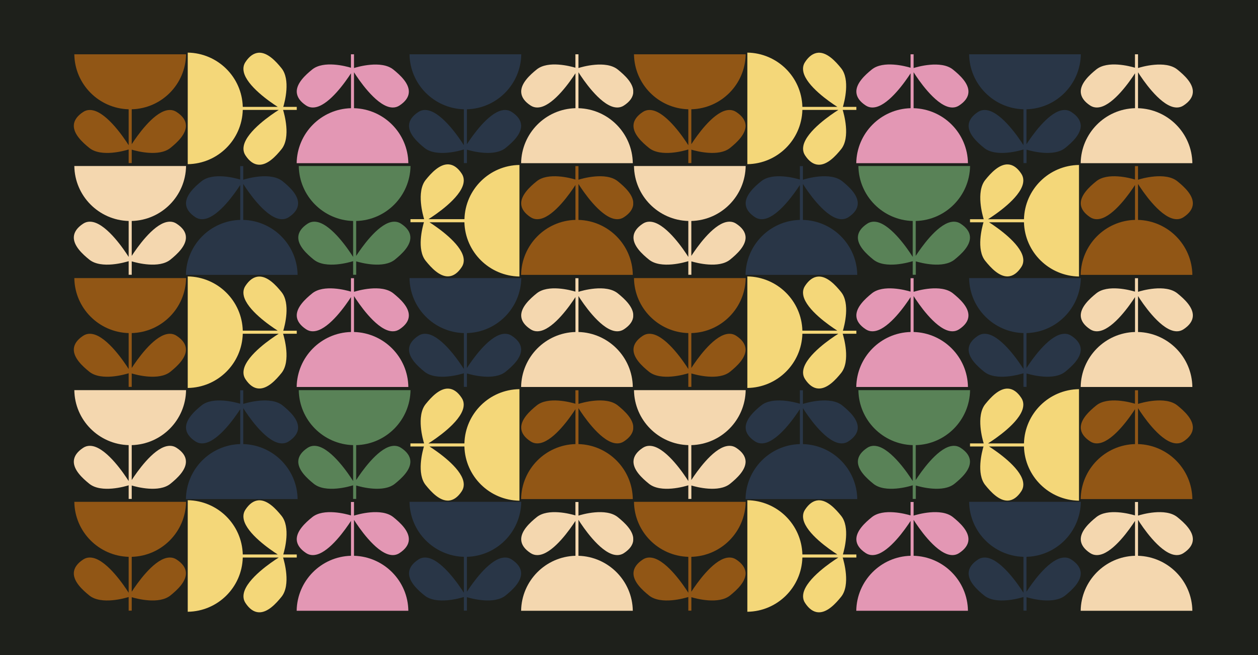 Dywan winylowy imitacja płytek żywe motywy liści - TenStickers