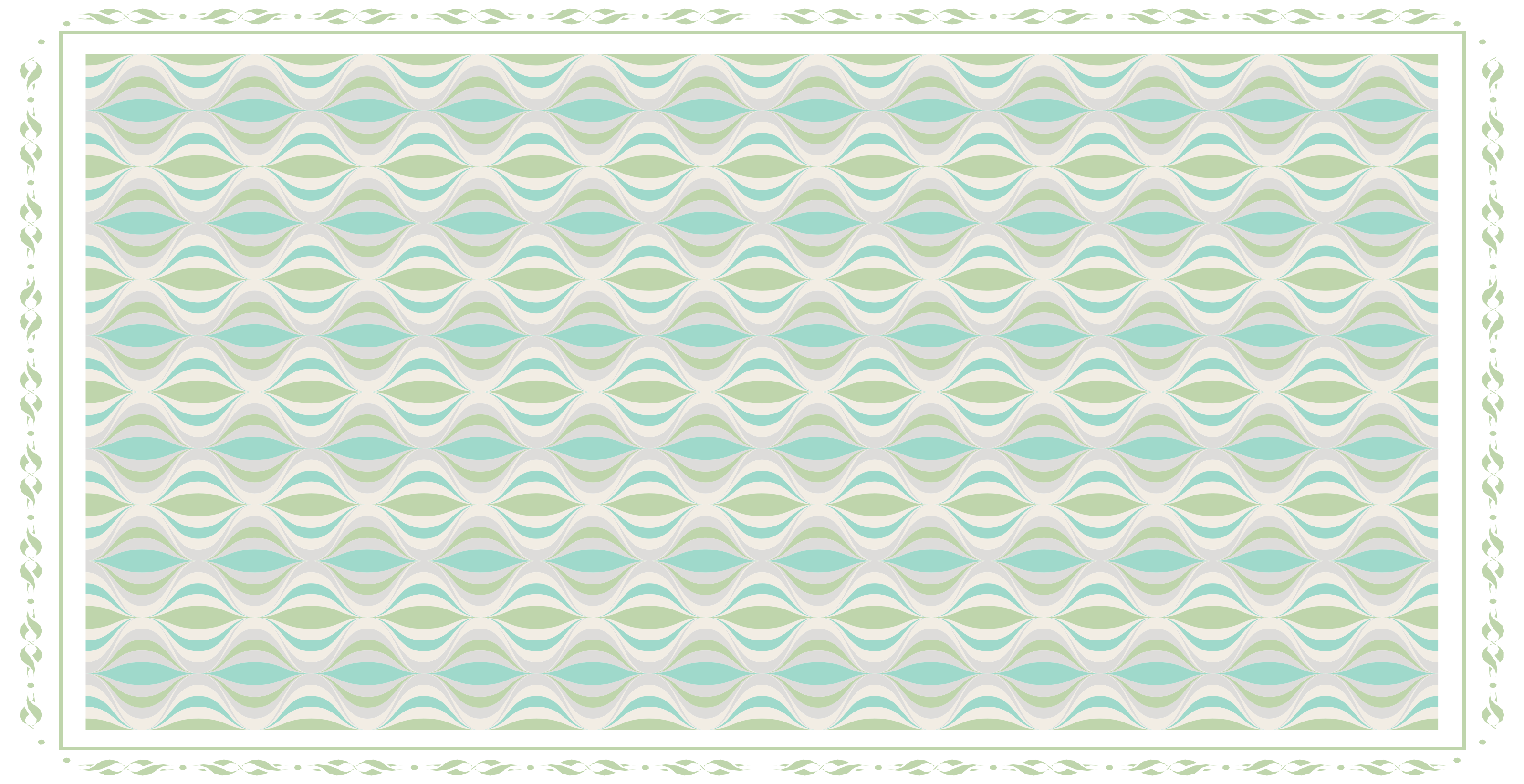 Dywan winylowy imitacja płytek krągły motyw - TenStickers