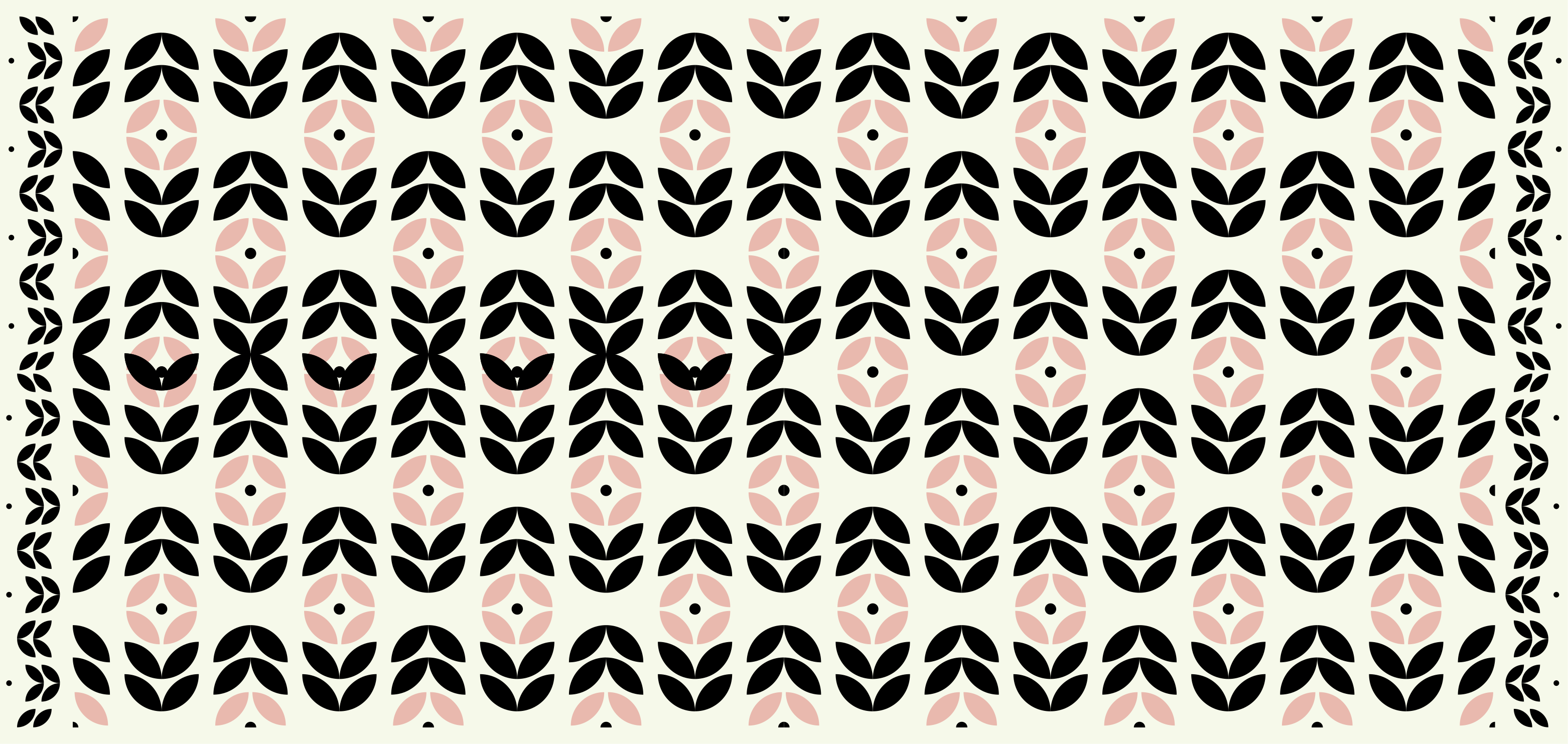 Nowoczesny dywan winylowy kwiatowy motyw geometryczny - TenStickers