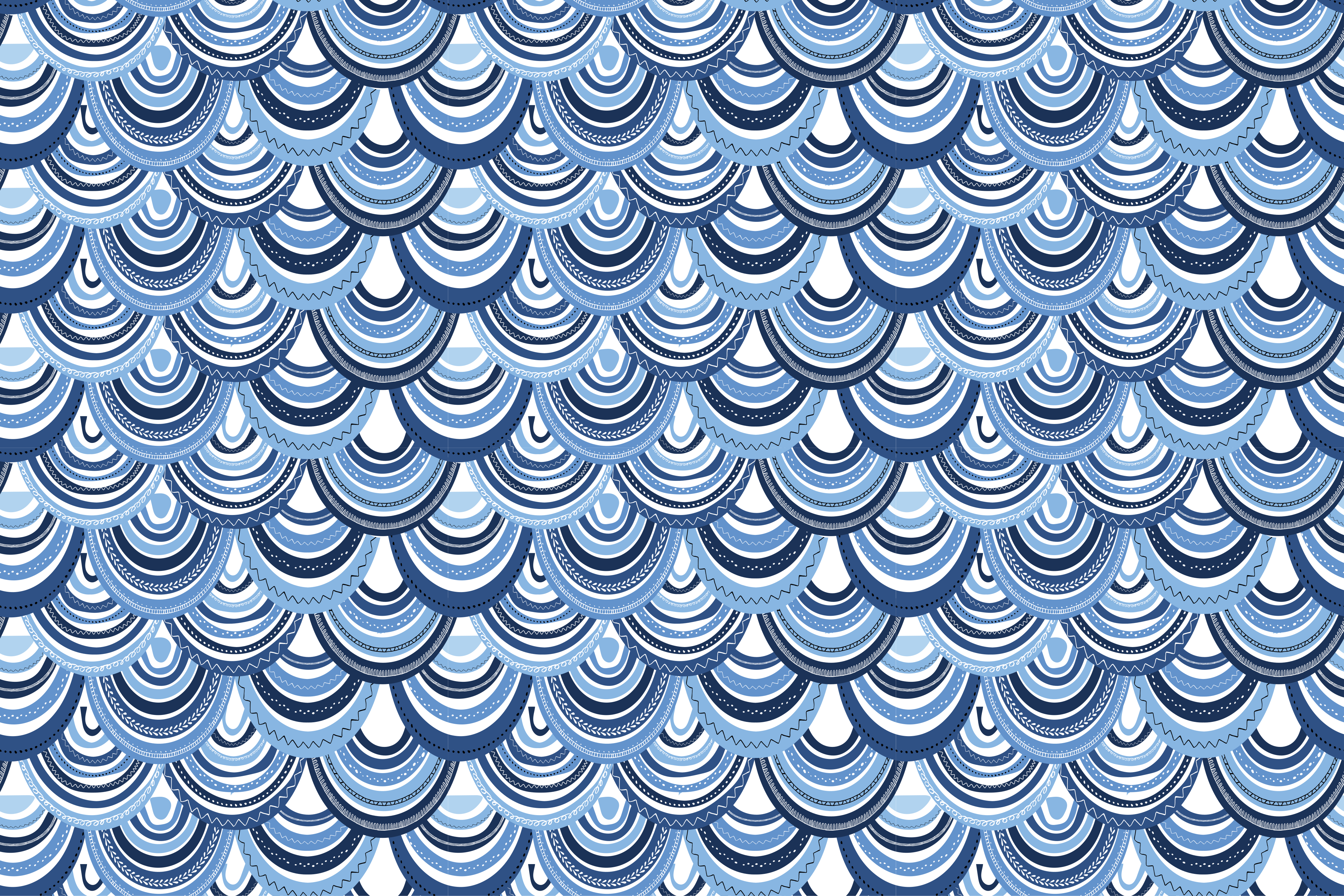 Dywan winylowy wzór geometryczny kształt fali - TenStickers