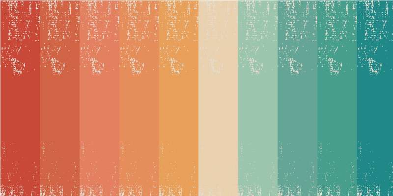 Minimalistyczny dywan winylowy w kolorowe paski - TenStickers