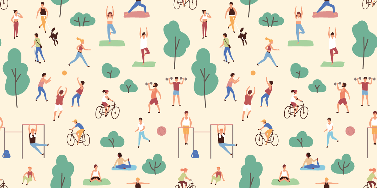 Dziecięcy dywan winylowy aktywne sceny zabawy - TenStickers