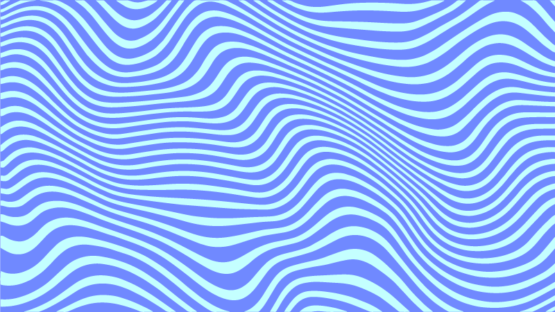 Dywan winylowy wzór geometryczny płynące niebieskie fale - TenStickers