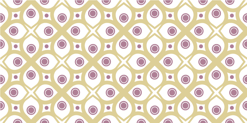 Dywan winylowy z mozaiką wzór geometryczny koła - TenStickers