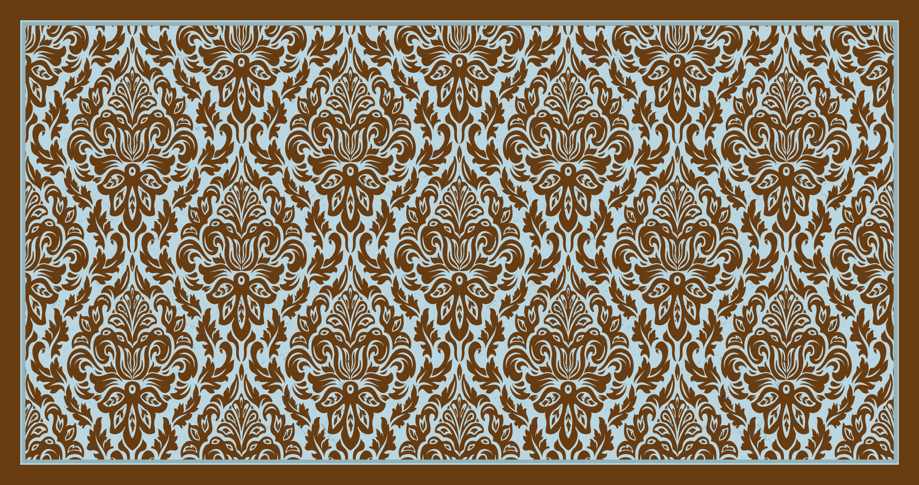 Dywan winylowy retro elegancka kompozycja kwiatowa - TenStickers