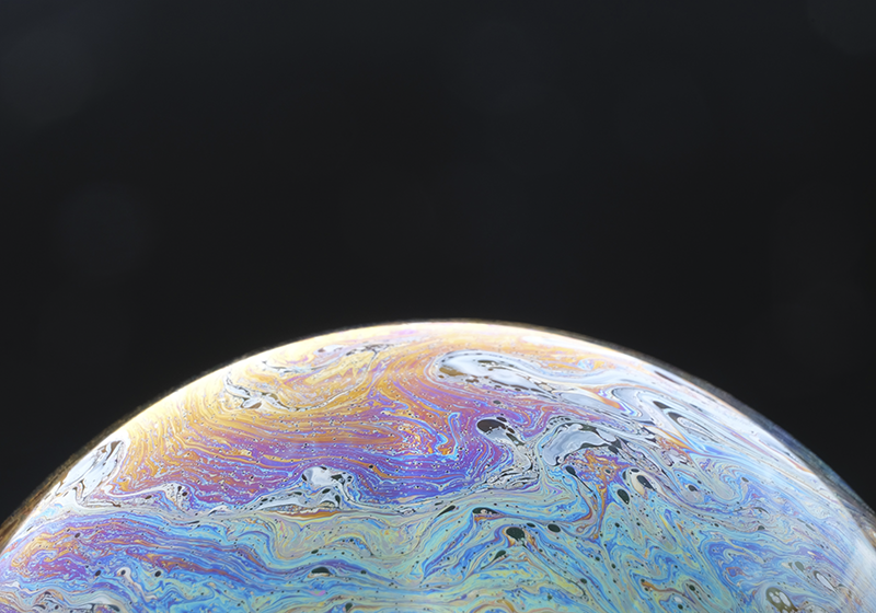 Dywan winylowy do salonu kosmiczna kula kolorów - TenStickers