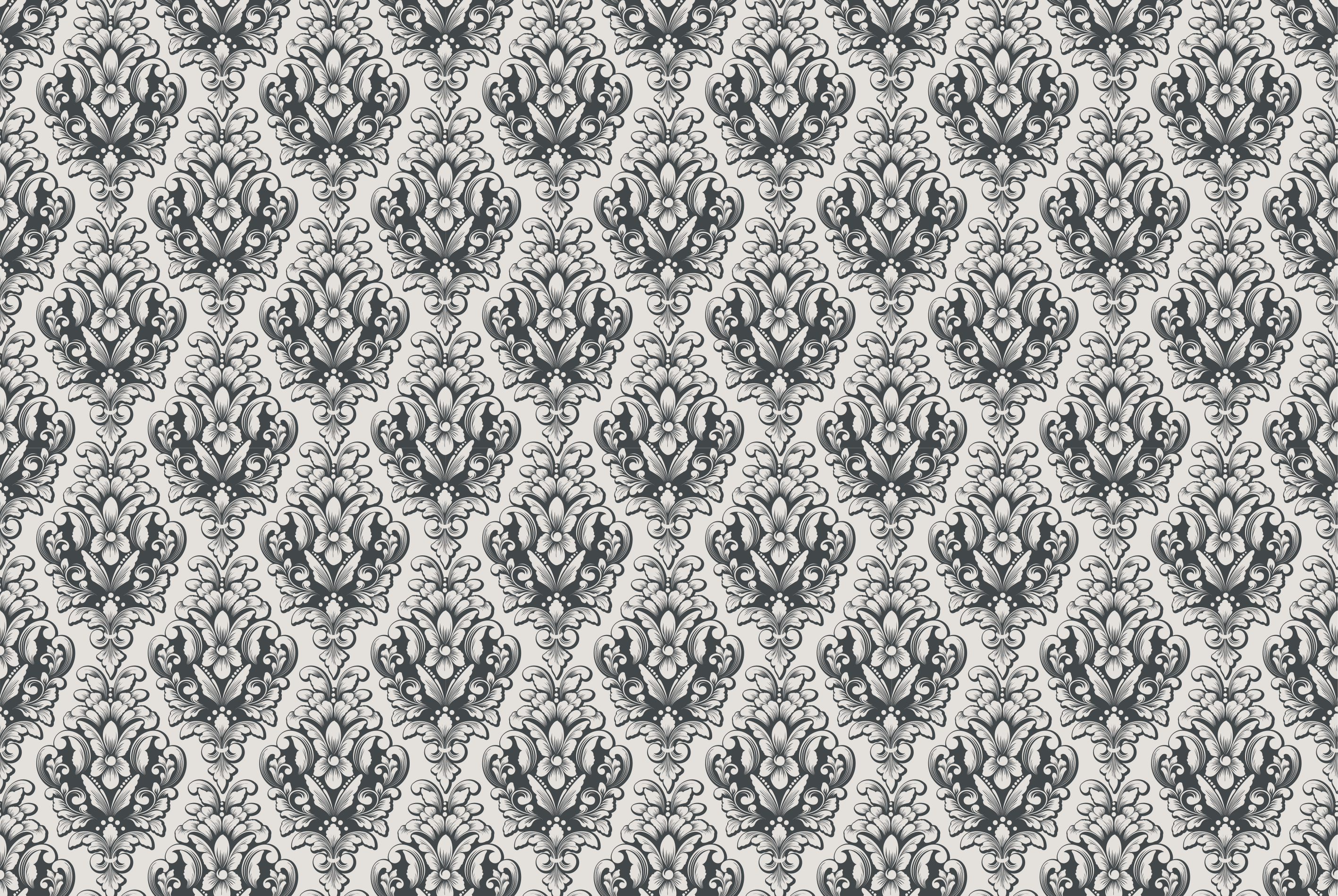 Dywan winylowy retro barokowy wzór płytek - TenStickers