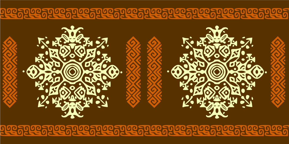 Dywan winylowy z mandalą zespół z motywem mandali - TenStickers