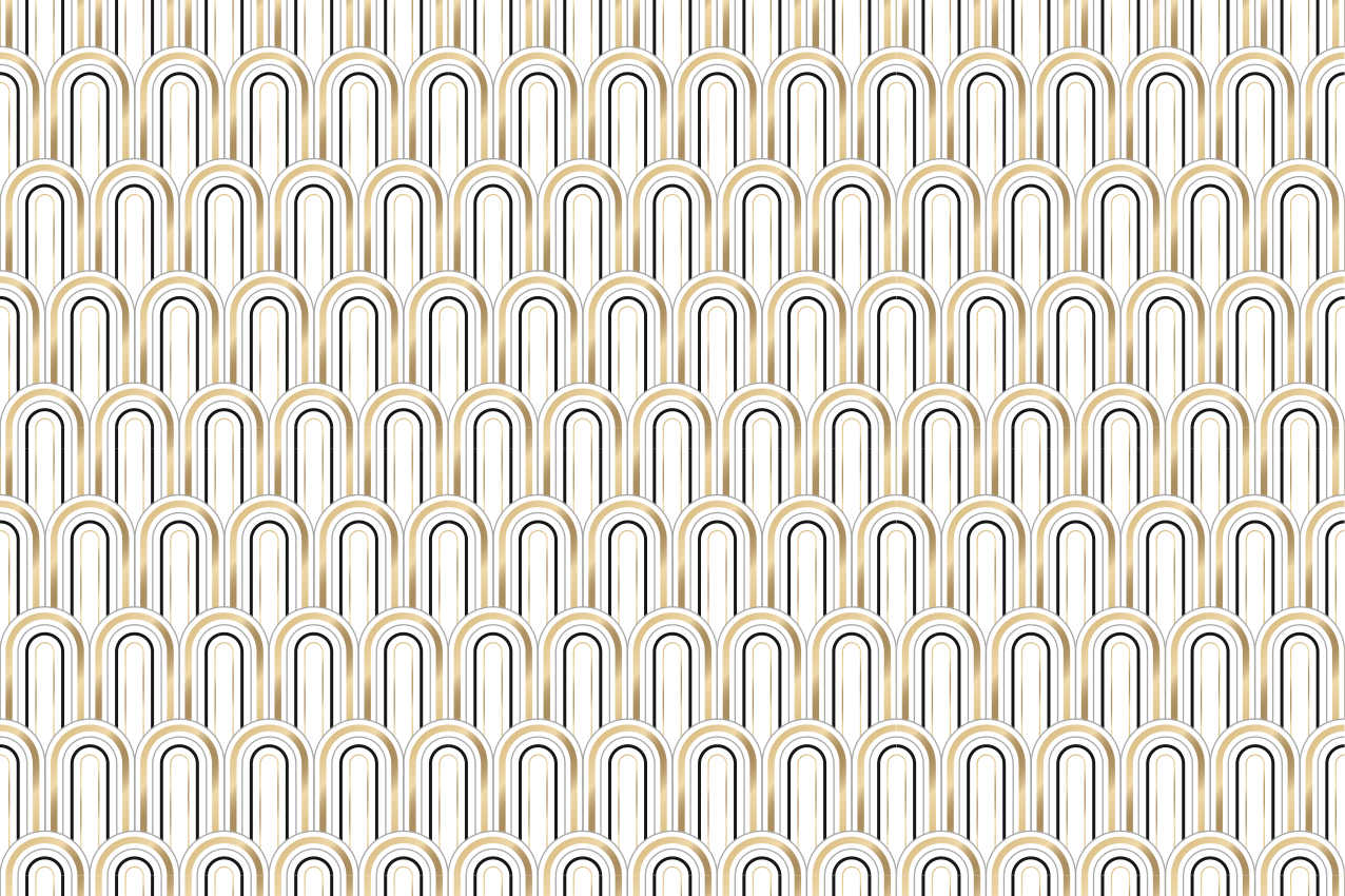 Dywan winylowy Figury geometryczne art deco - TenStickers