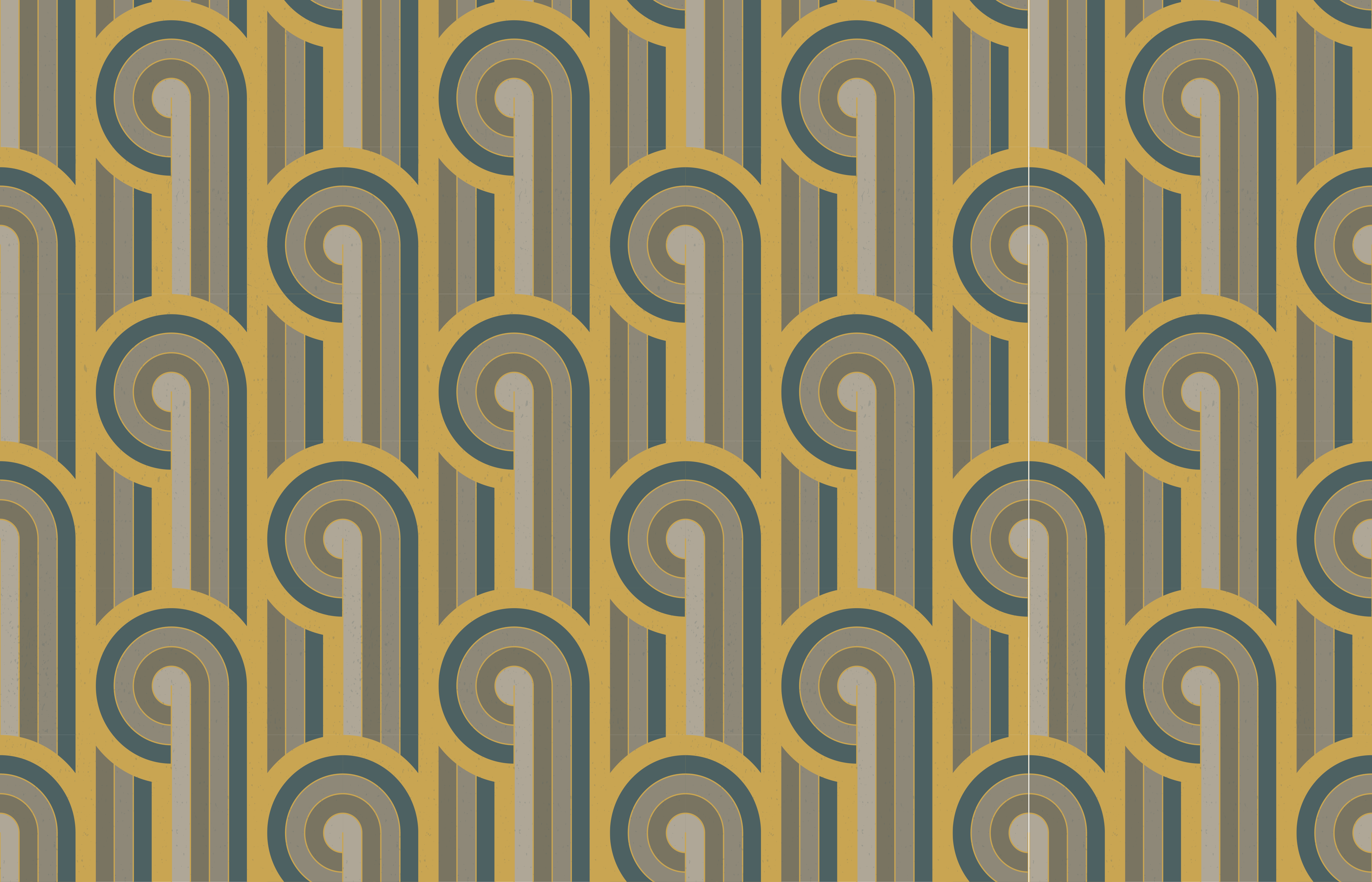 Dywan winylowy retro elegancja wzoru geometrycznego - TenStickers