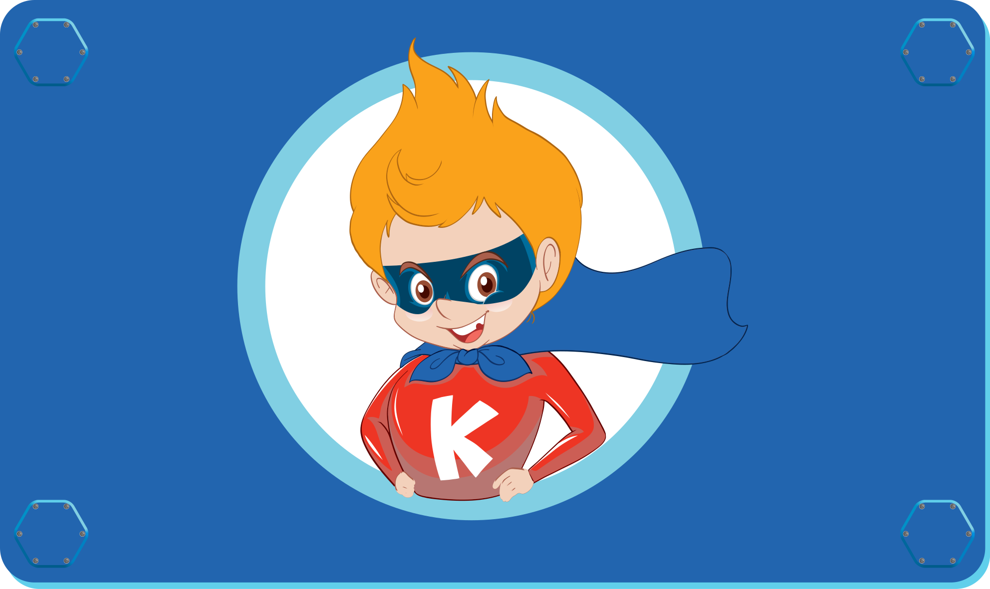 Dywan winylowy dla dzieci postać z kreskówki superbohatera - TenStickers