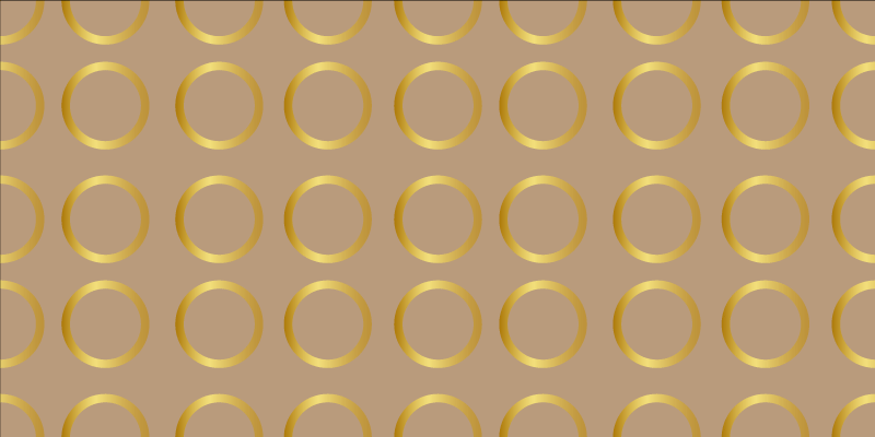 Dywan winylowy wzór geometryczny okrągowy - TenStickers