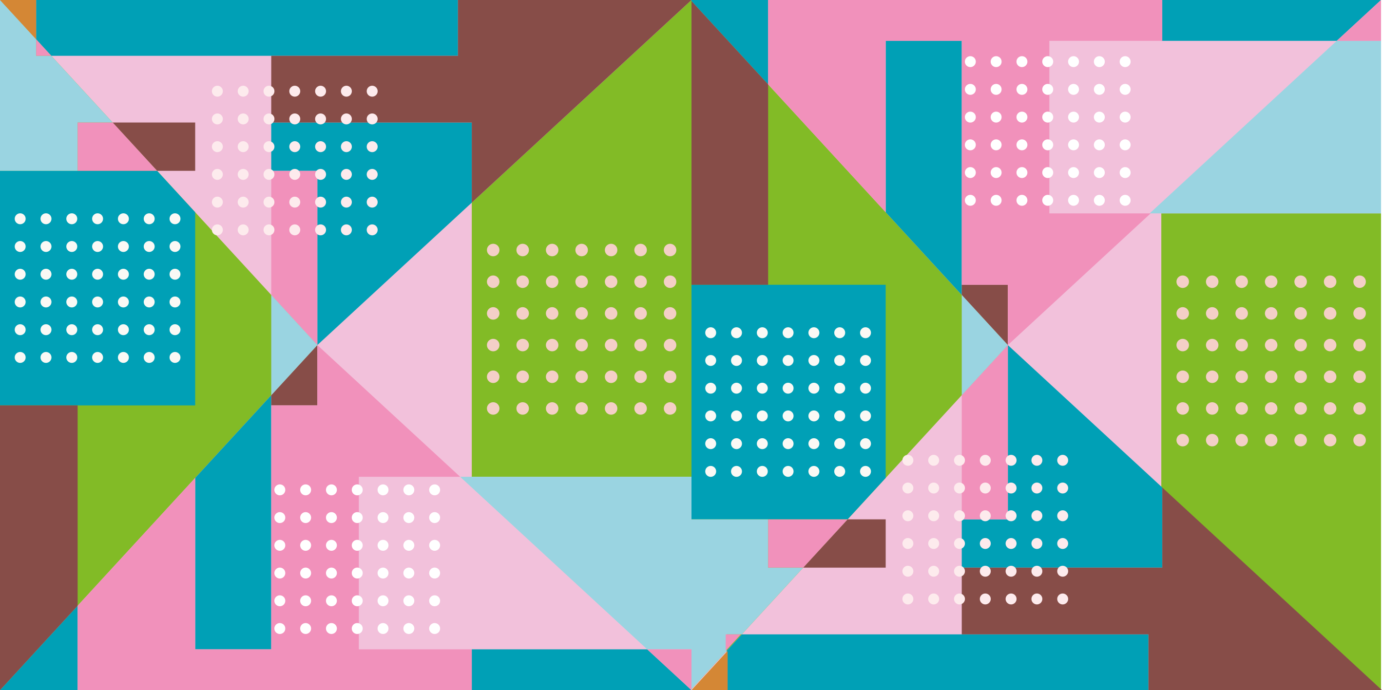 Dywan winylowy wzór geometryczny fuzja kształtów - TenStickers