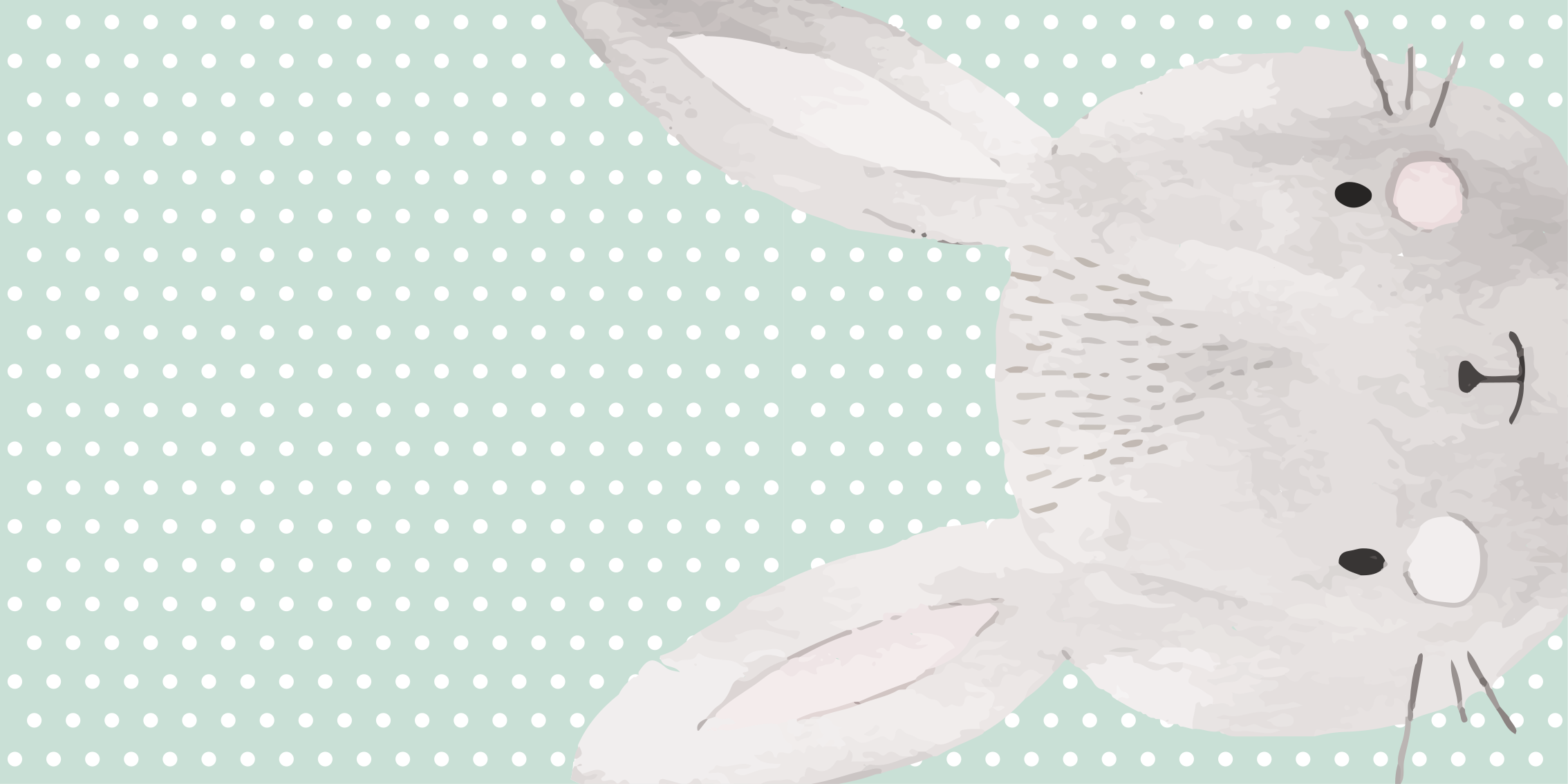 Dywan winylowy dziecięcy ilustracja króliczka - TenStickers