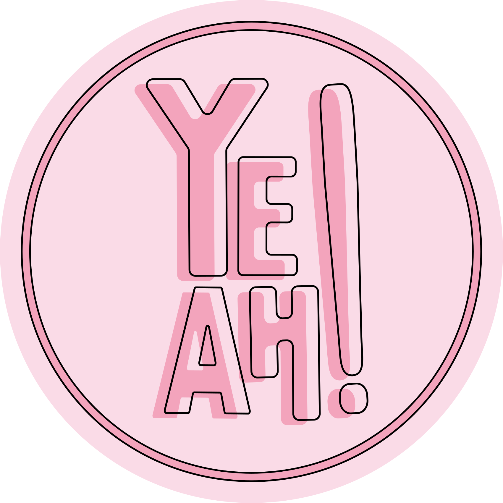 Dywan winylowy napisy wyrazisty motyw tekstowy - TenStickers