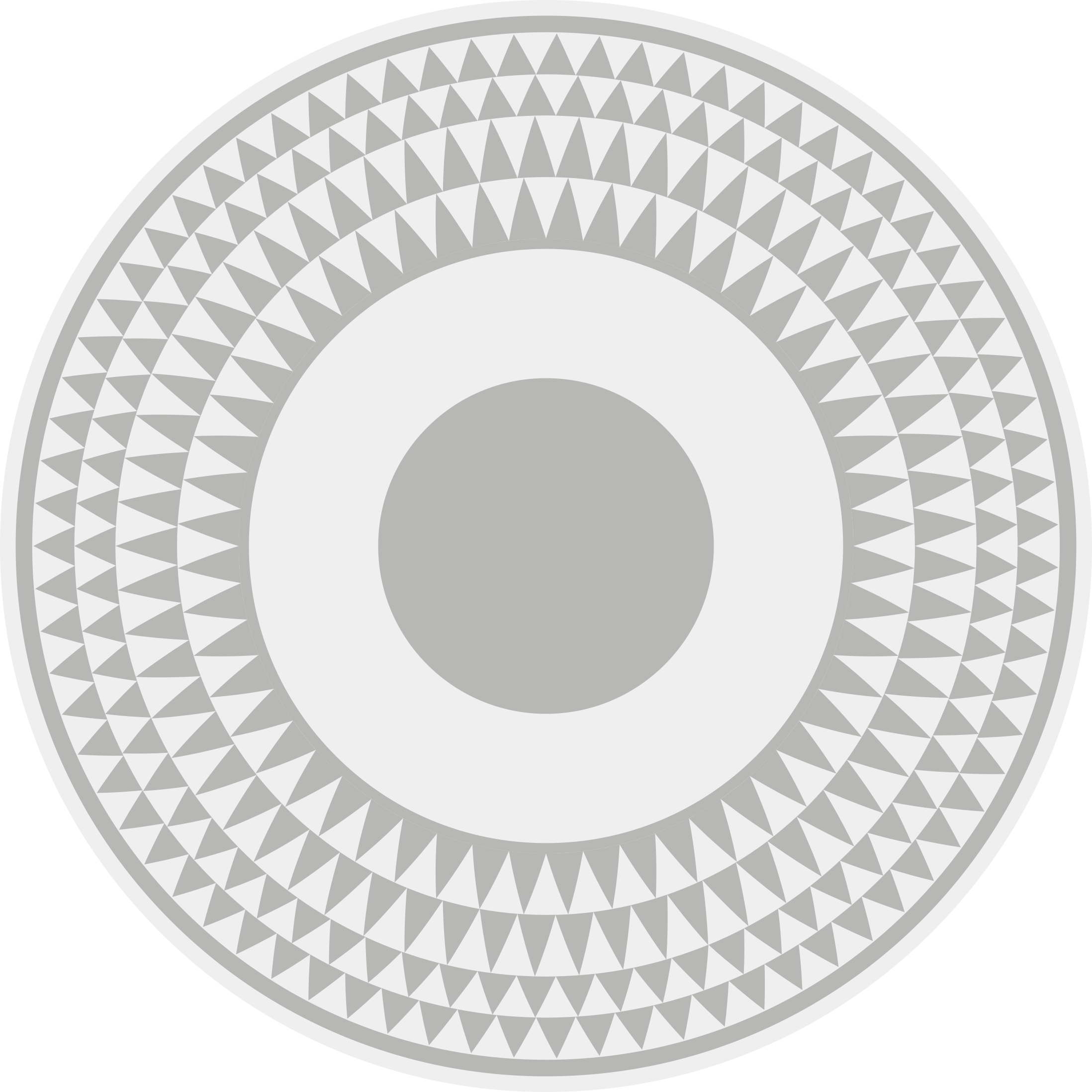 Dywan winylowy wzór geometryczny w koncentryczne okręgi - TenStickers