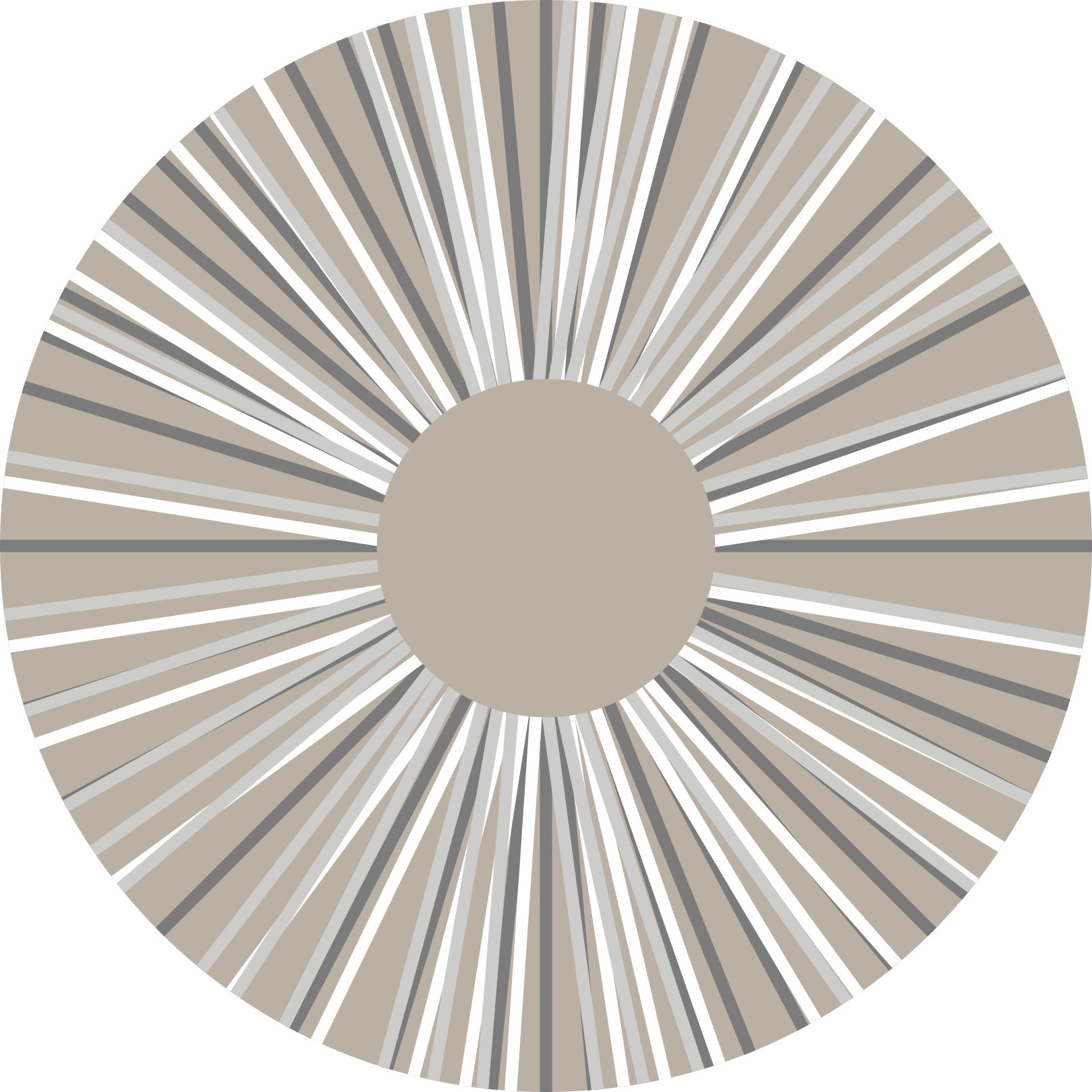 Dywan winylowy wzór geometryczny geometryczny motyw kołowy - TenStickers