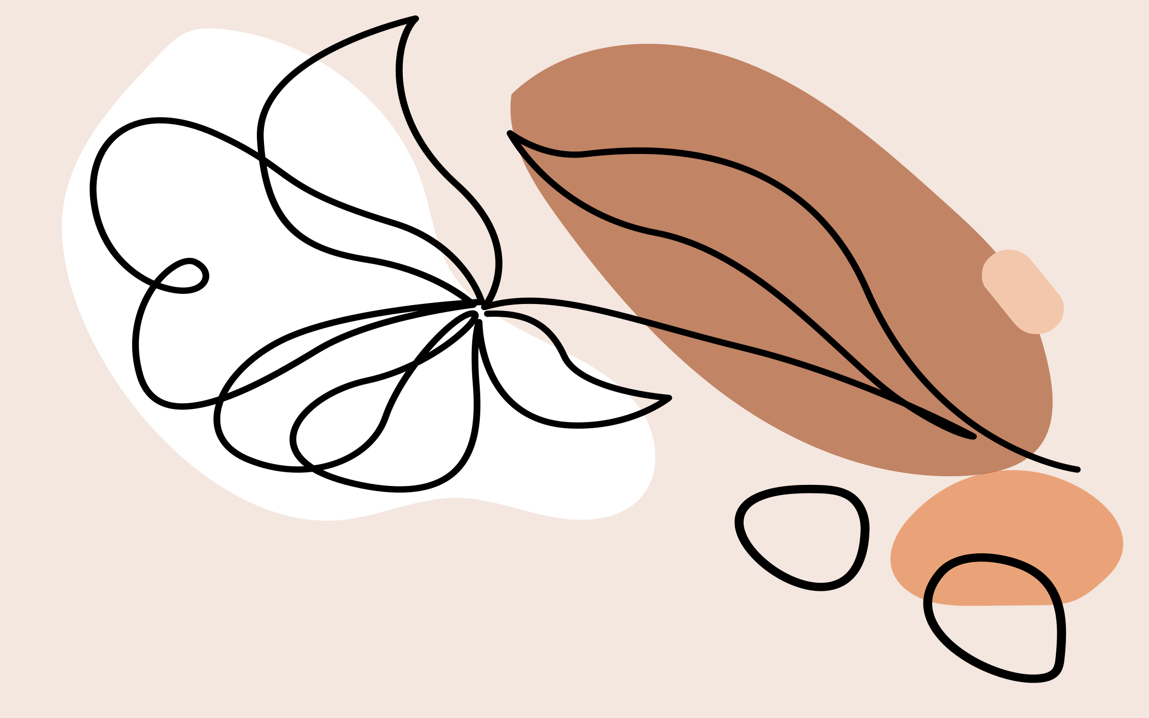 Minimalistyczny dywan winylowy w abstrakcyjny wzór  - TenStickers