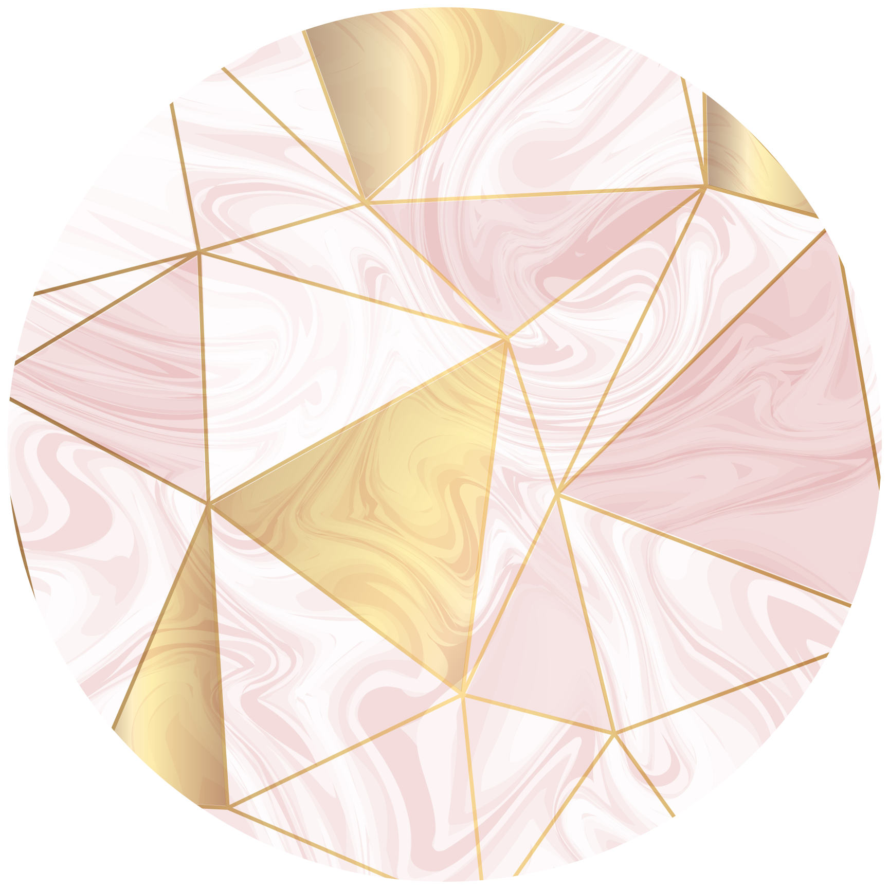 Skandynawski dywan winylowy Geometryczny różowy i szary diament - TenStickers