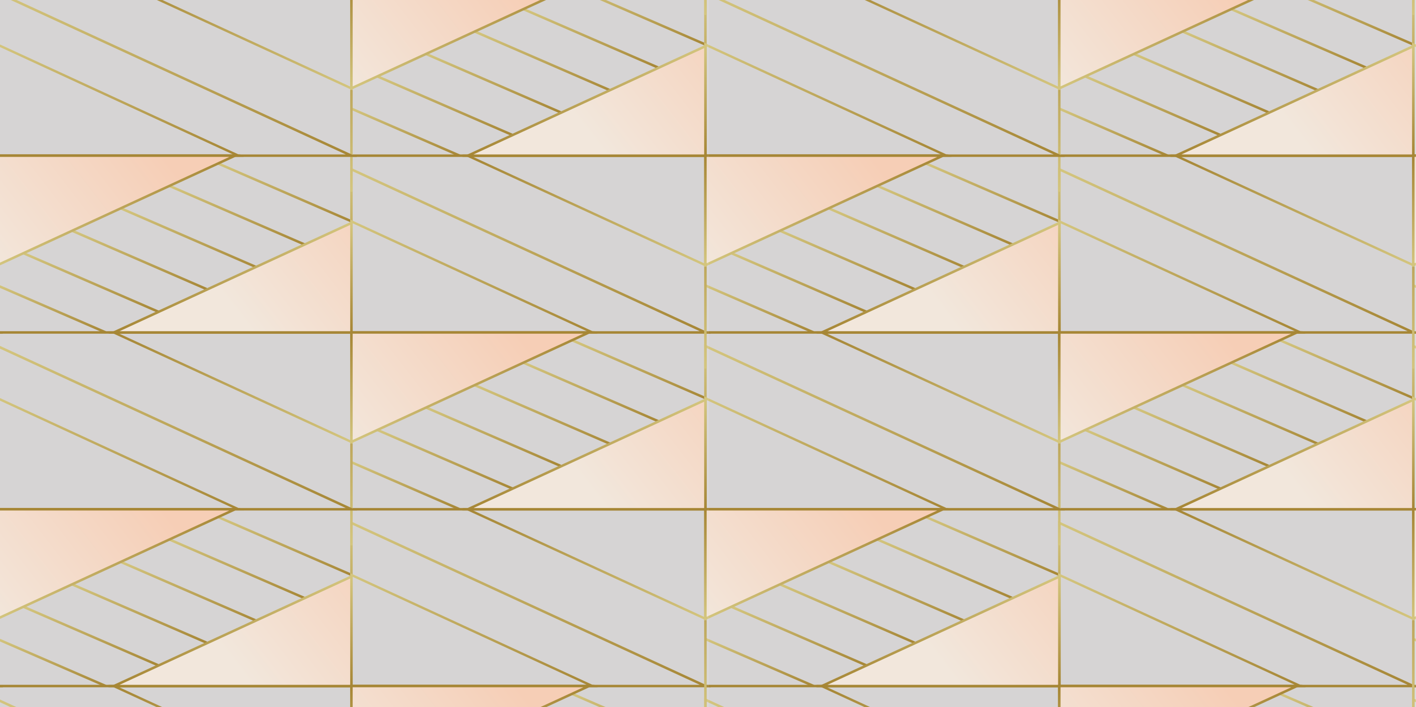 Dywan do salonu różowy i szary wzór art deco - TenStickers