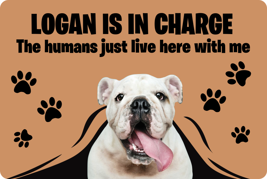 Dywan winylowy do przedpokoju Niestandardowe zdjęcie zwierzaka - TenStickers