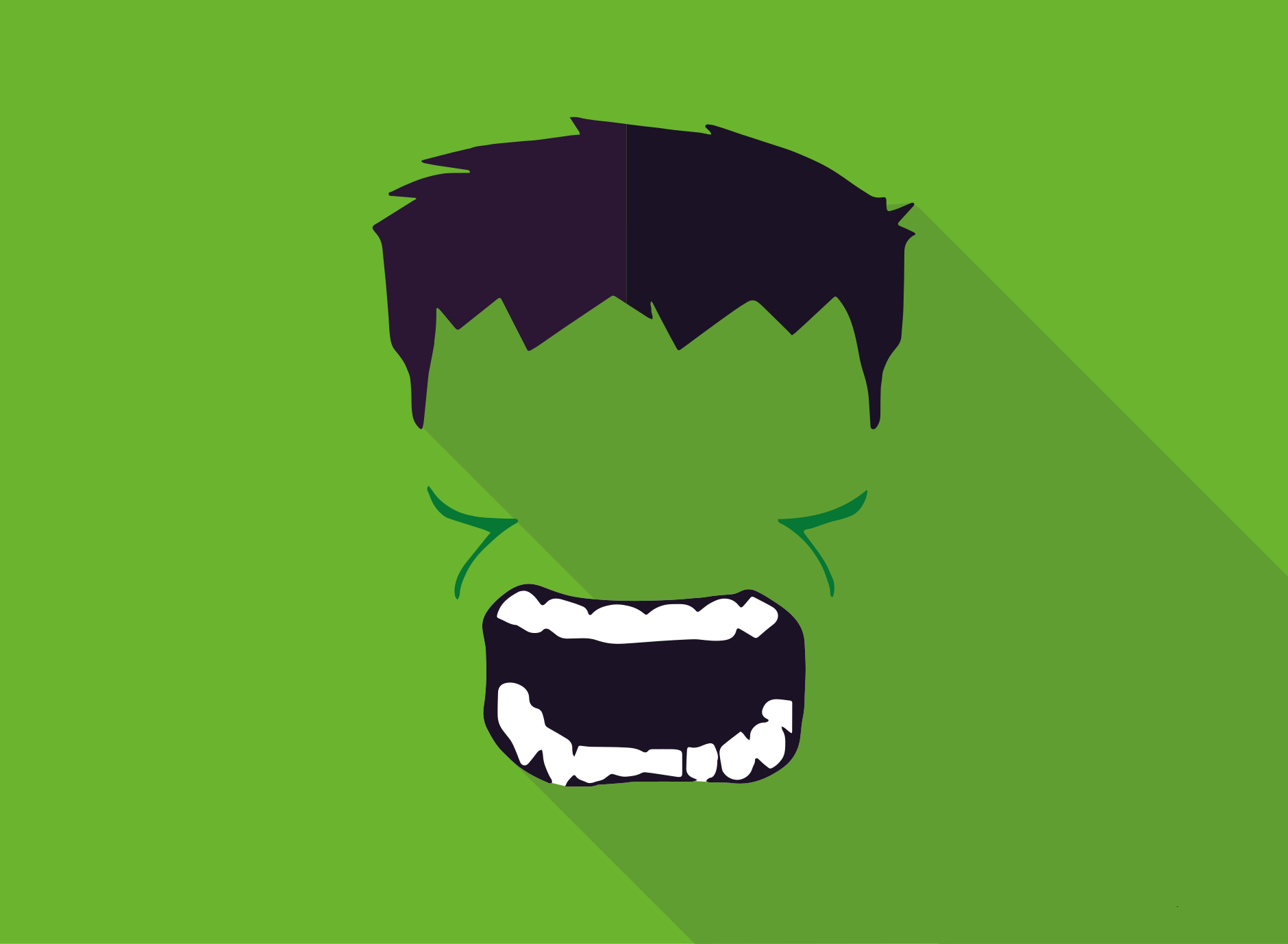 Dziecięcy dywan winylowy Zielony superbohater - TenStickers