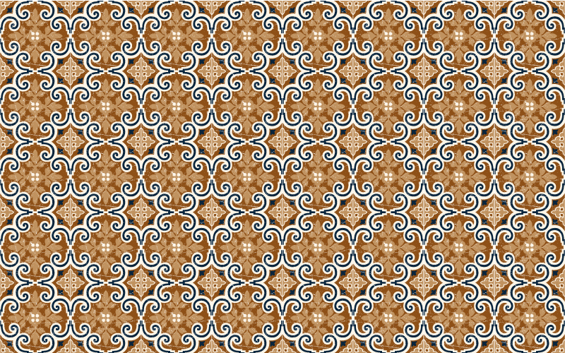 Dywan winylowy imitacja płytek Płytki cementowe - TenStickers