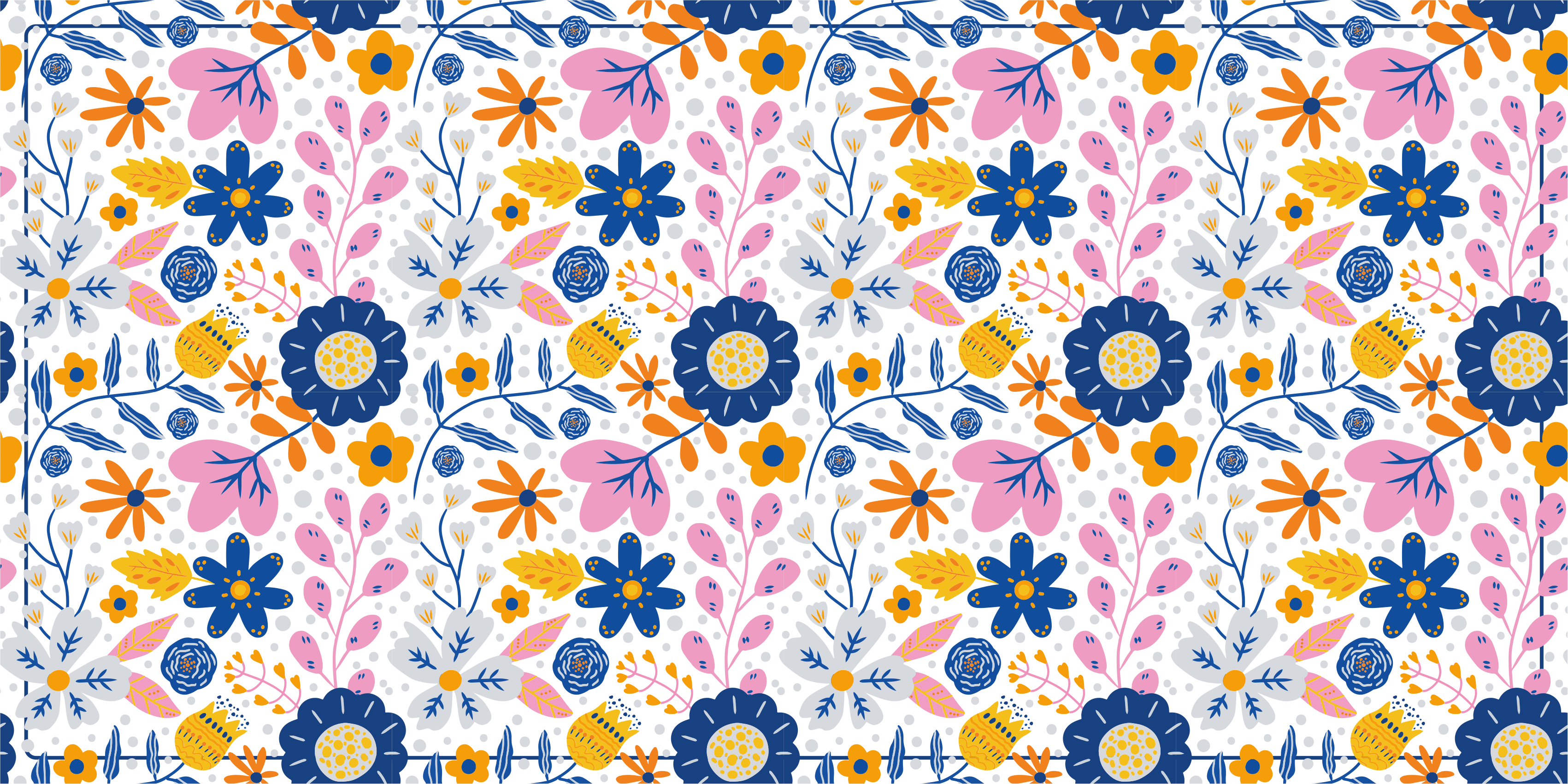 Dywan winylowy natura kwiatowa wiosna - TenStickers