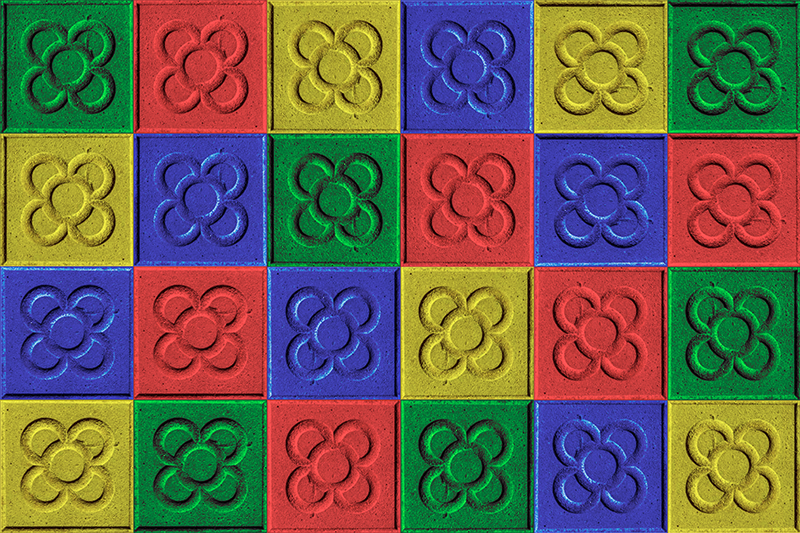 Dywan winylowy do dużego pokoju w stylu pop-artu - TenStickers