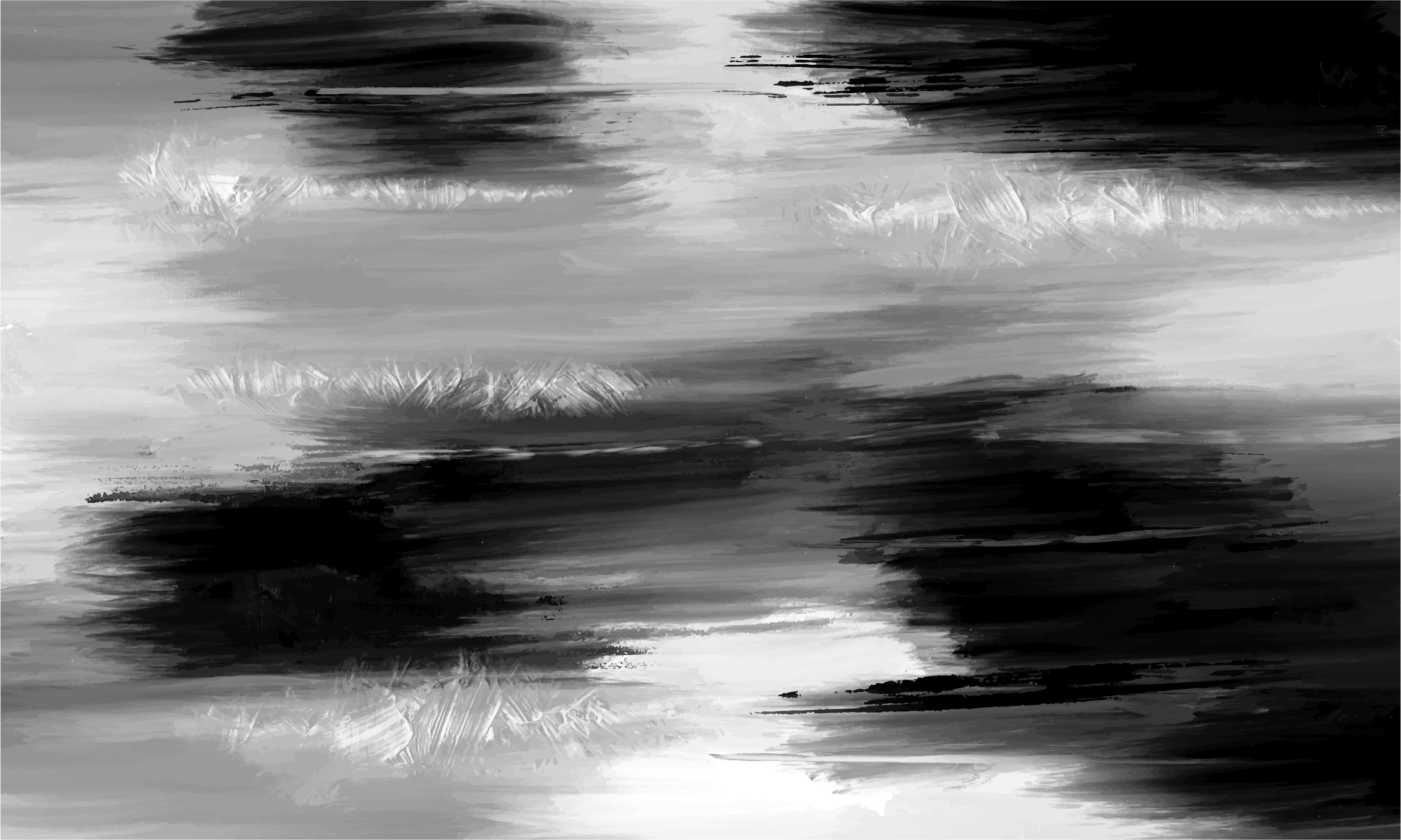 Dywan winylowy do biura farba abstrakcyjna - TenStickers