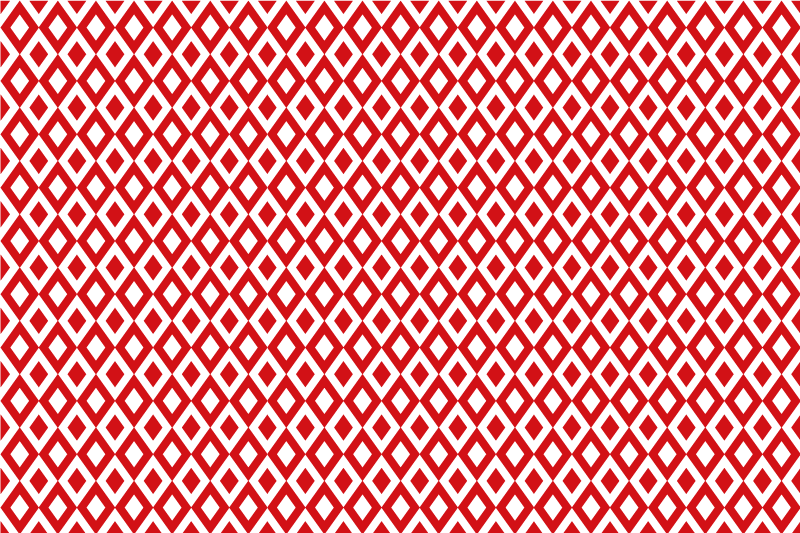 Czerwony dywan winylowy motyw diamentu - TenStickers