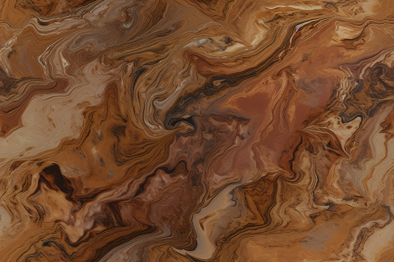 Dywan winylowy marmurowy odcień brązu - TenStickers