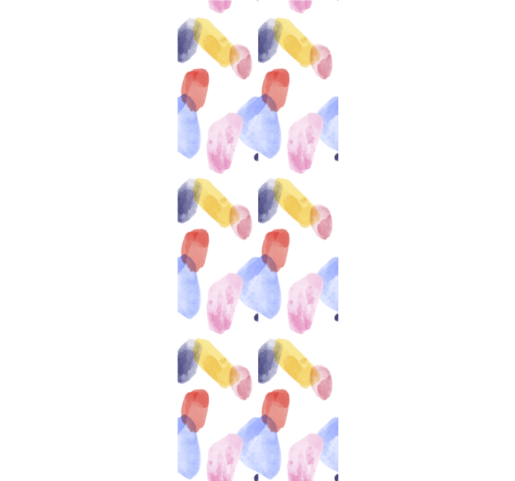 Tapeta abstrakcja miękkie wzory kolorów - TenStickers