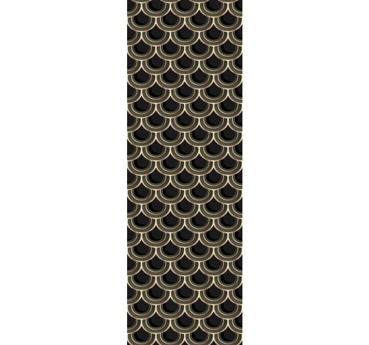 Tapeta ornament elegancki wzór muszli - TenStickers