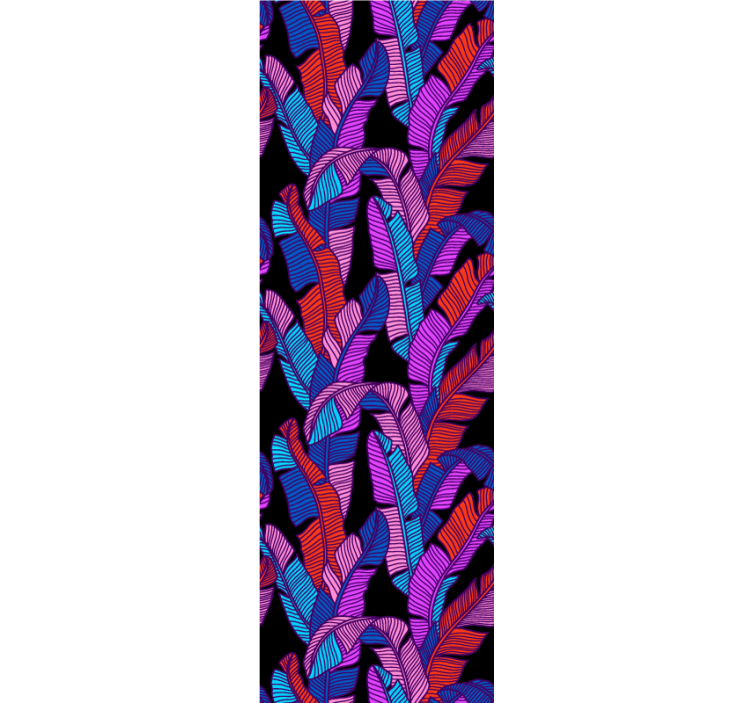 Tapeta kwiaty duży, żywy motyw - TenStickers