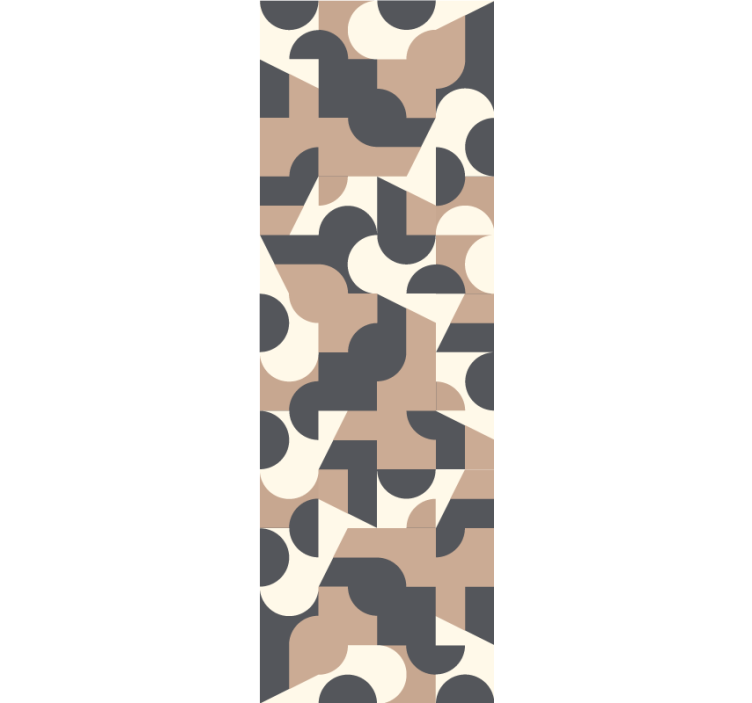 Tapeta abstrakcja wyświetlanie form geometrycznych - TenStickers