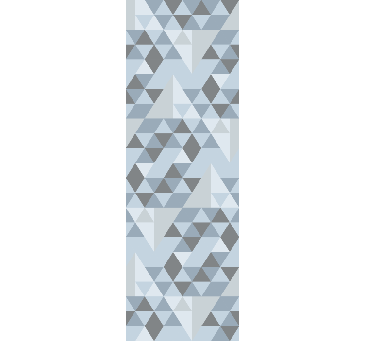 Tapeta trójkąty gradient geometryczny - TenStickers