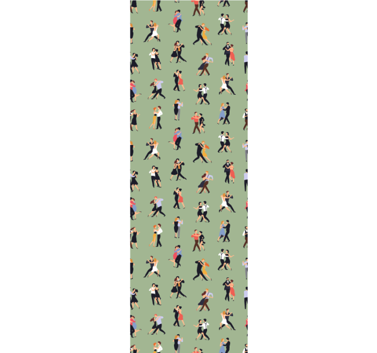 Tapeta na wymiar pary tańczące - TenStickers