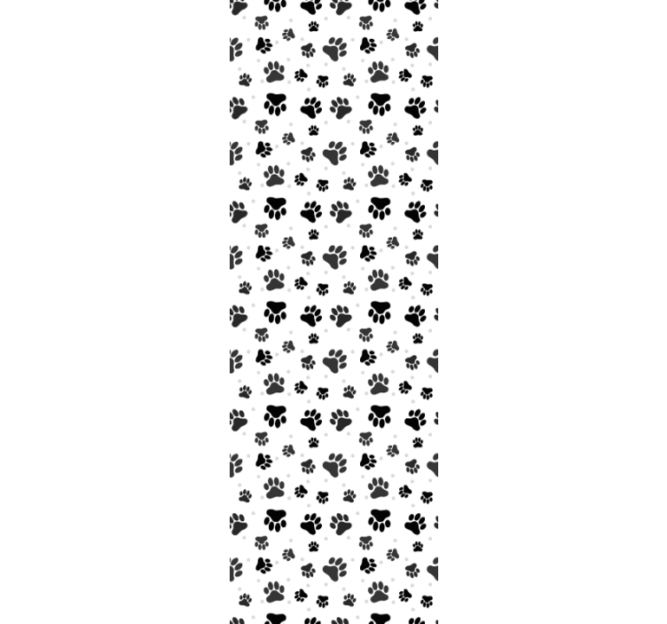 Tapeta zwierzęta odciski łap - TenStickers