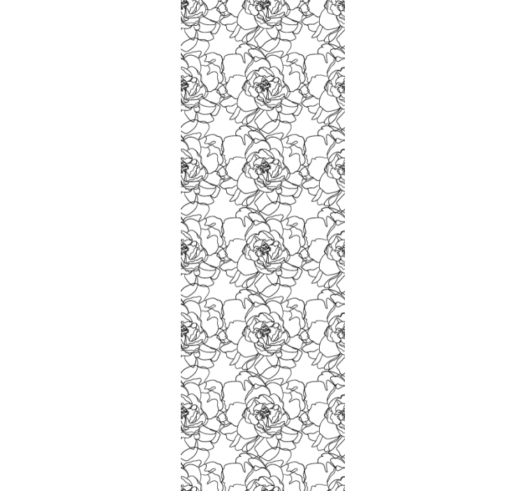 Tapeta kwiaty elegancki kwiat rozkwit - TenStickers