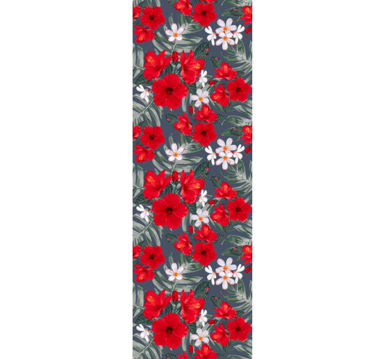 Tapeta kwiaty żywy pokaz kwiatów - TenStickers