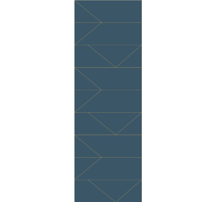 Tapeta do salonu geometryczne kształty strzałek - TenStickers